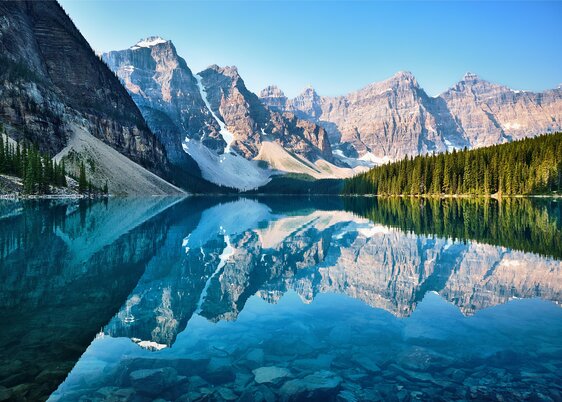 A lake in Alberta